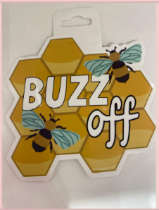 Buzz Off Sticker