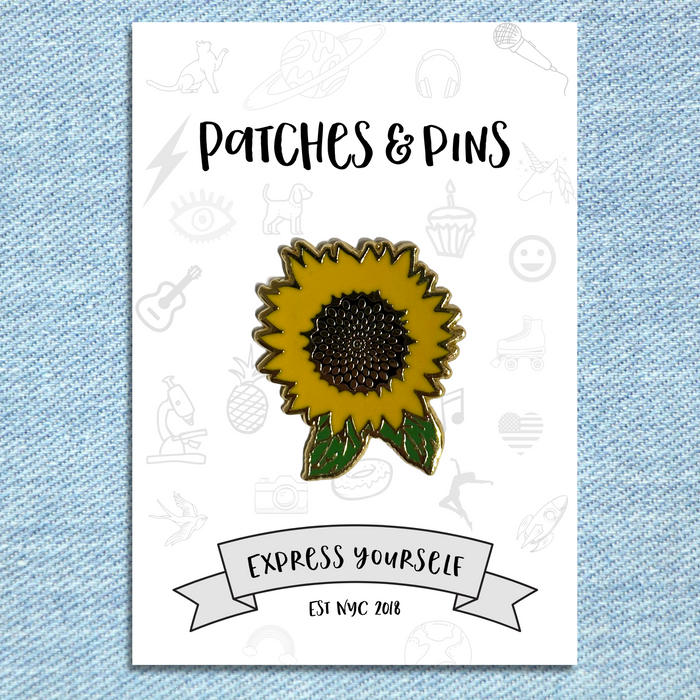 Sunflower Enamel Pin