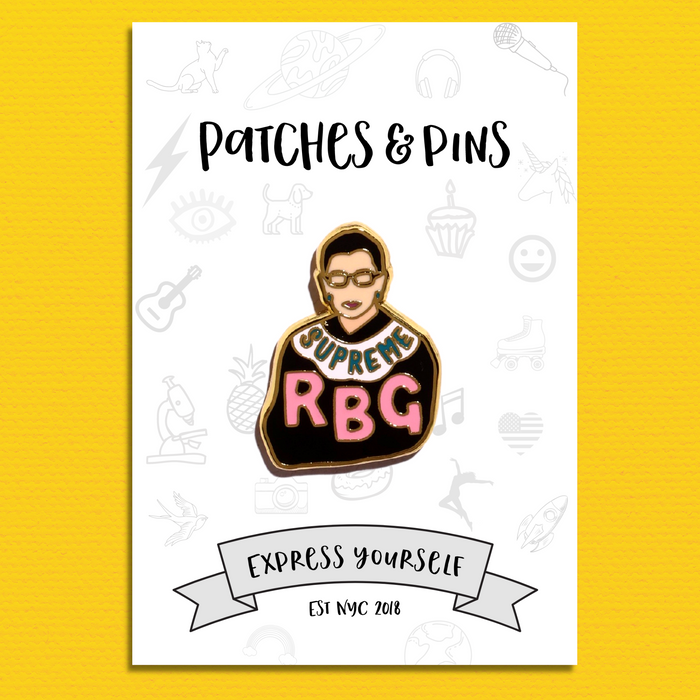 Supreme RBG Enamel Pin