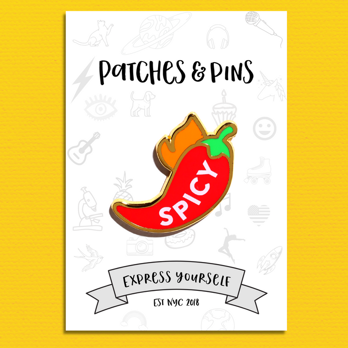 Spicy Enamel Pin