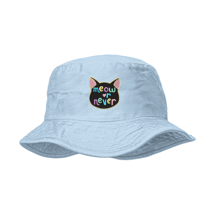 Meow or Never Unisex Bucket Hat