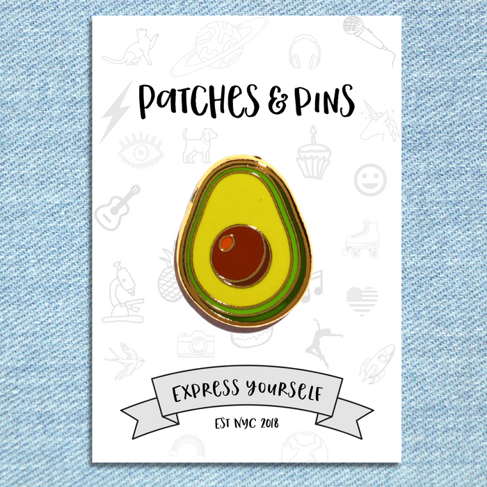Avocado Enamel Pin