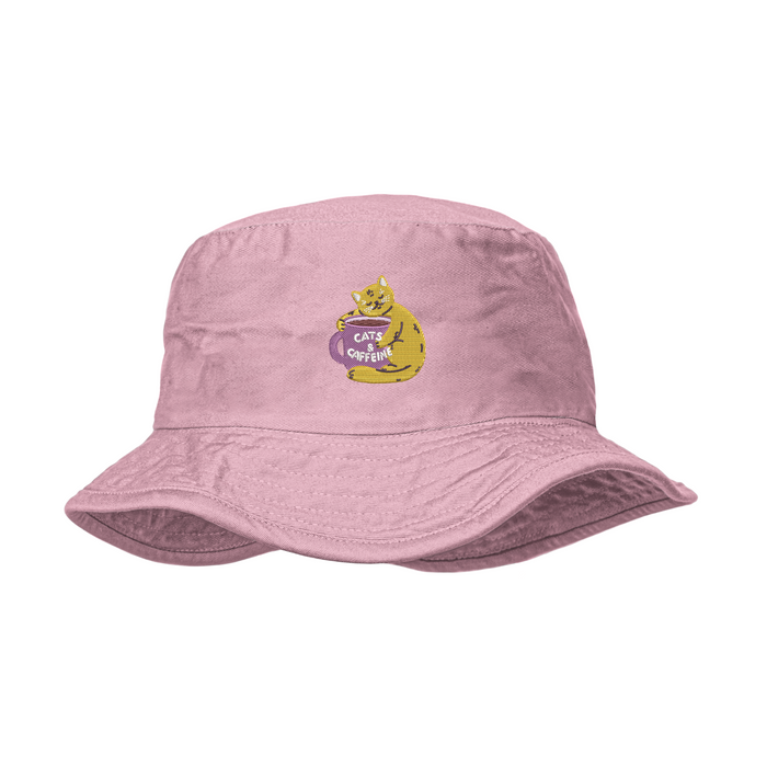 Cats & Caffeine Unisex Bucket Hat