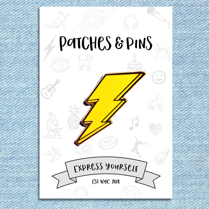 Bolt Enamel Pin