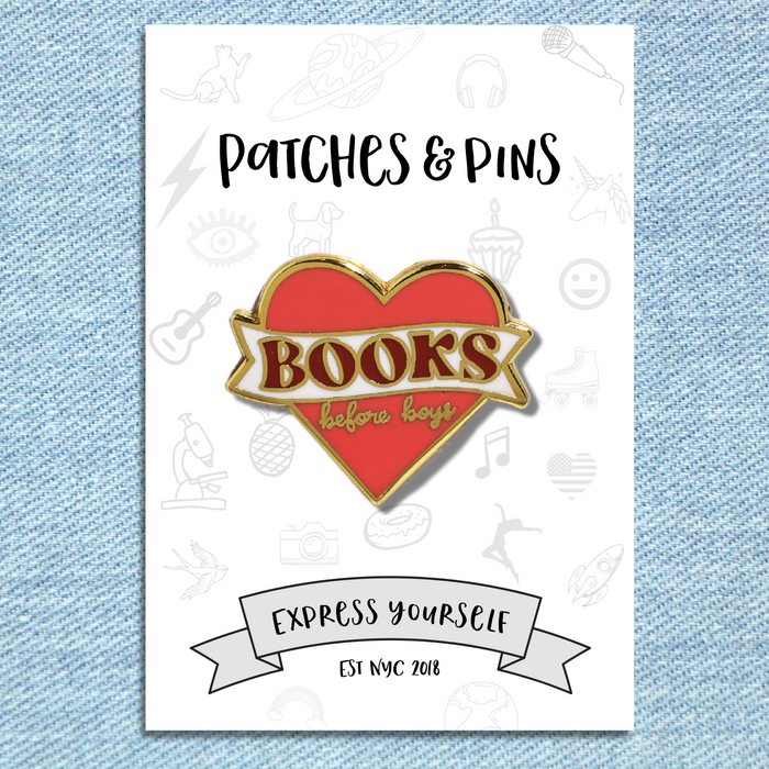 Books Enamel Pin