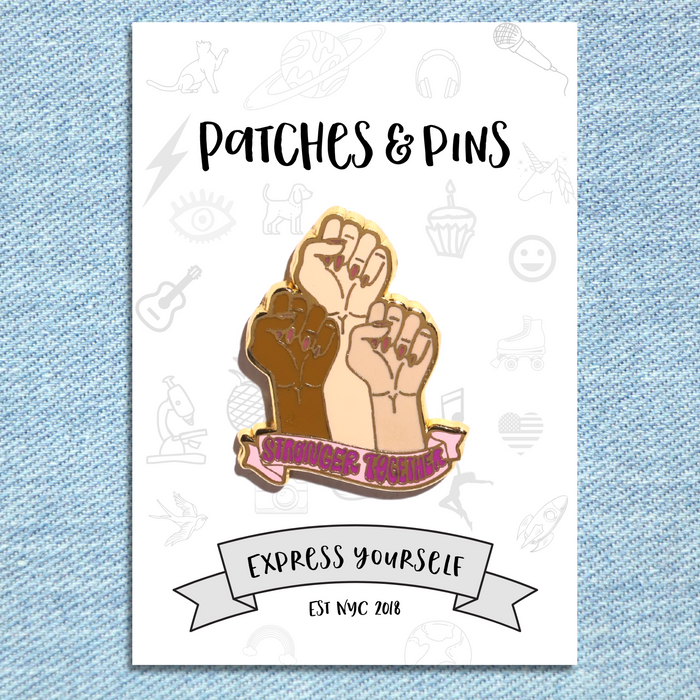 Strong Together Enamel Pin