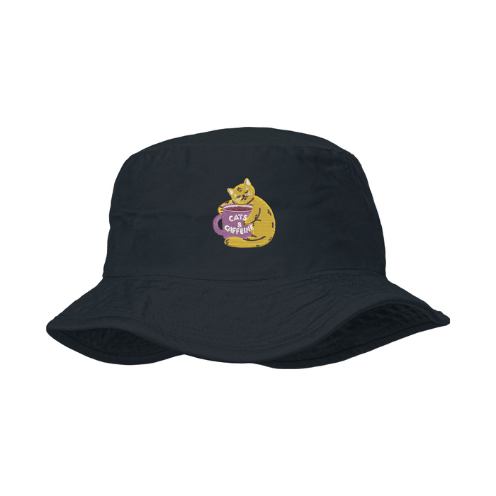 Cats & Caffeine Unisex Bucket Hat