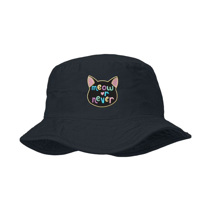 Meow or Never Unisex Bucket Hat