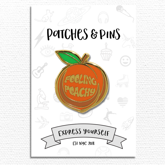 Feeling Peachy Enamel Pin