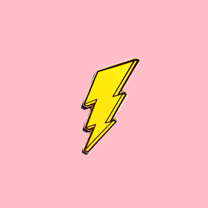 Bolt Enamel Pin