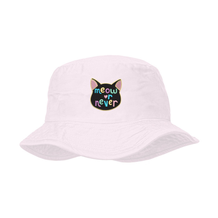 Meow or Never Unisex Bucket Hat