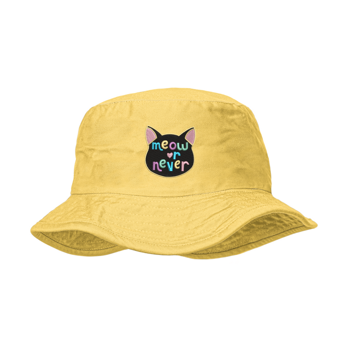 Meow or Never Unisex Bucket Hat
