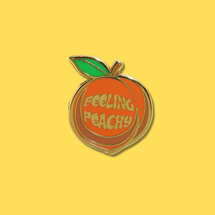 Feeling Peachy Enamel Pin