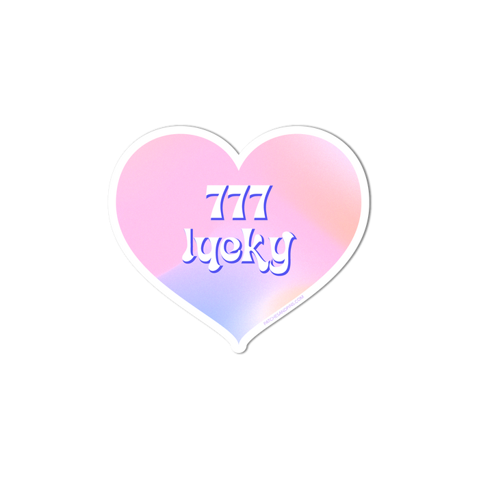 777 Lucky Angel Numbers Sticker