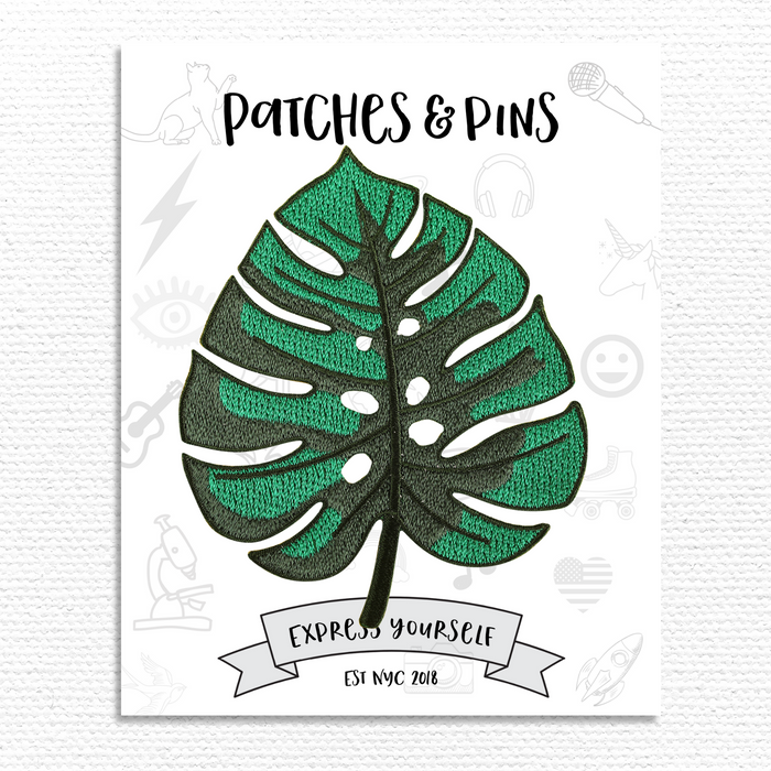 Monstera Leaf Patch