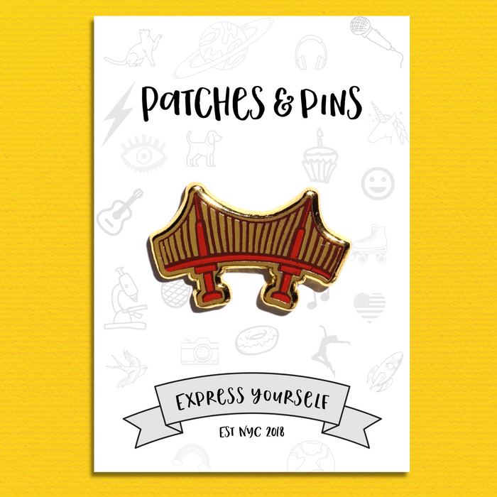 Golden Gate Bridge Enamel Pin