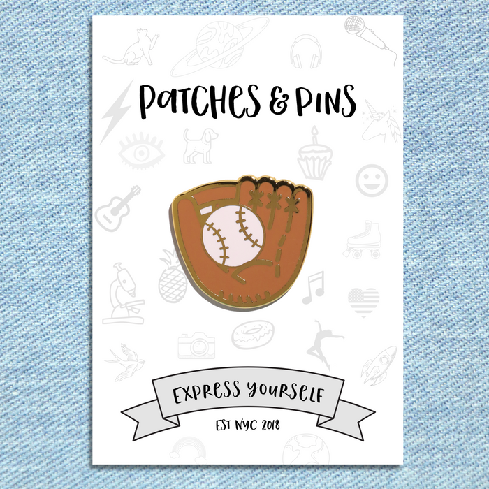 Baseball Glove Enamel Pin