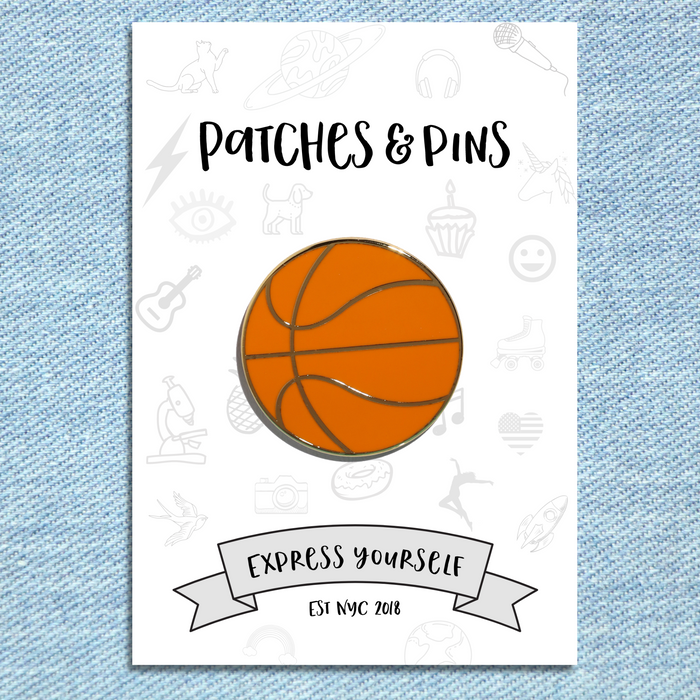 Basketball Enamel Pin