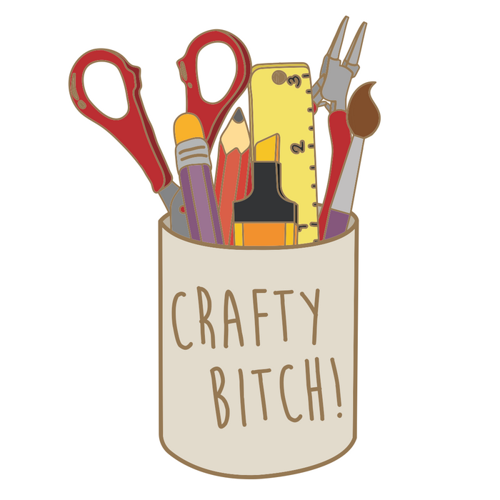 Crafty Bitch Sticker