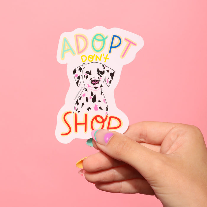 Adopt Don't Shop Sticker