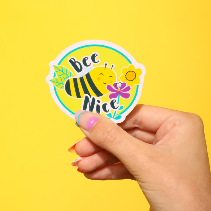 Bee Nice Sticker