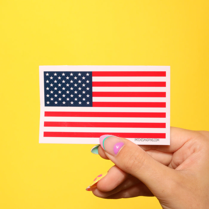 American Flag Sticker