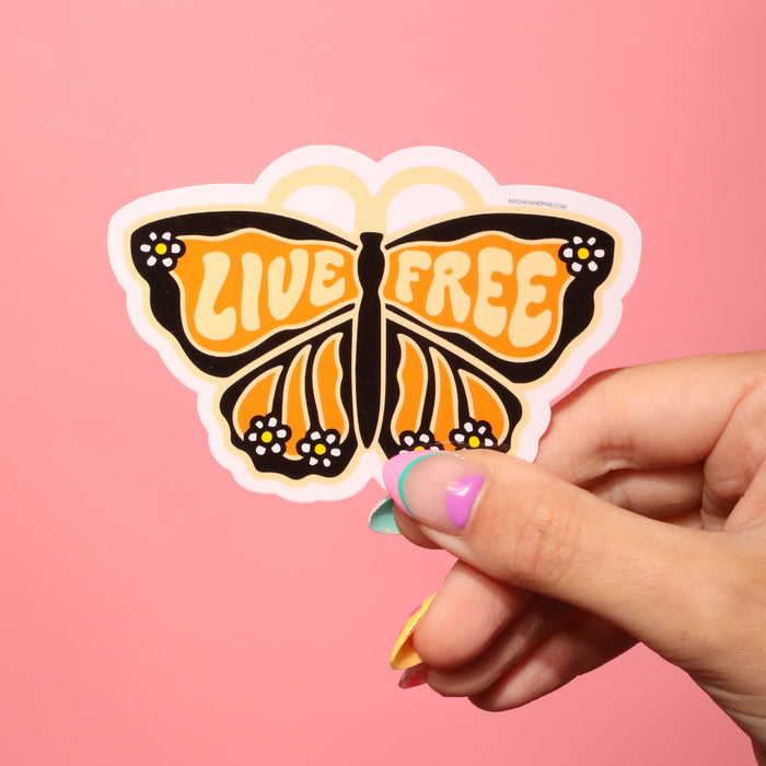Live Free Sticker