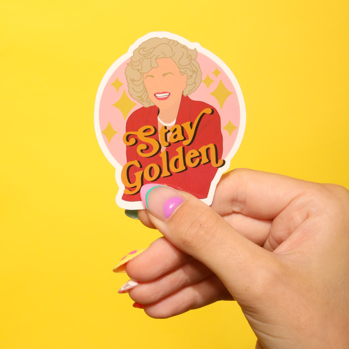 Stay Golden Sticker