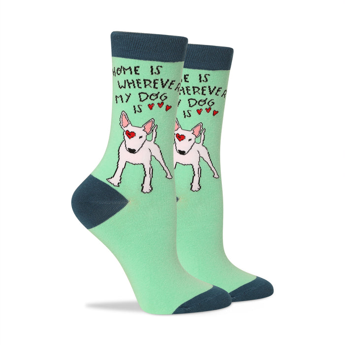 Home wherever my dog is Women's Socks