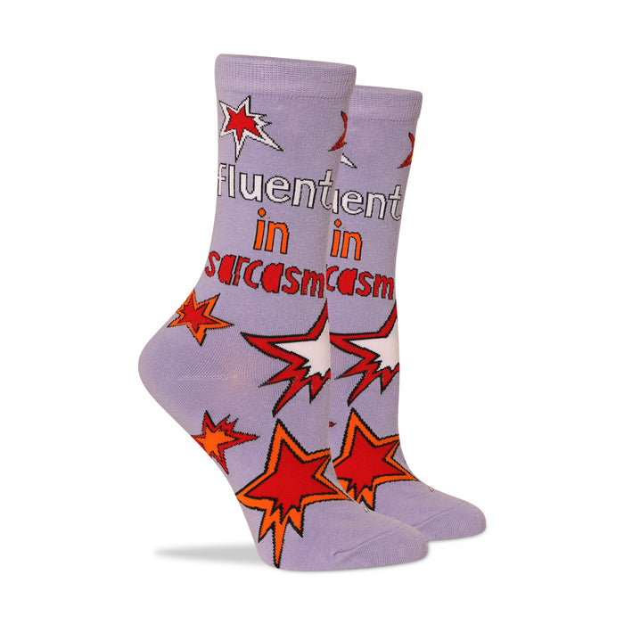 Fluent in sarcasm Women's Socks