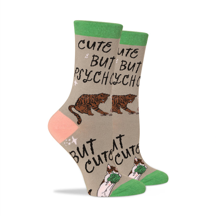 Cute but Psycho, but cute Women's Socks