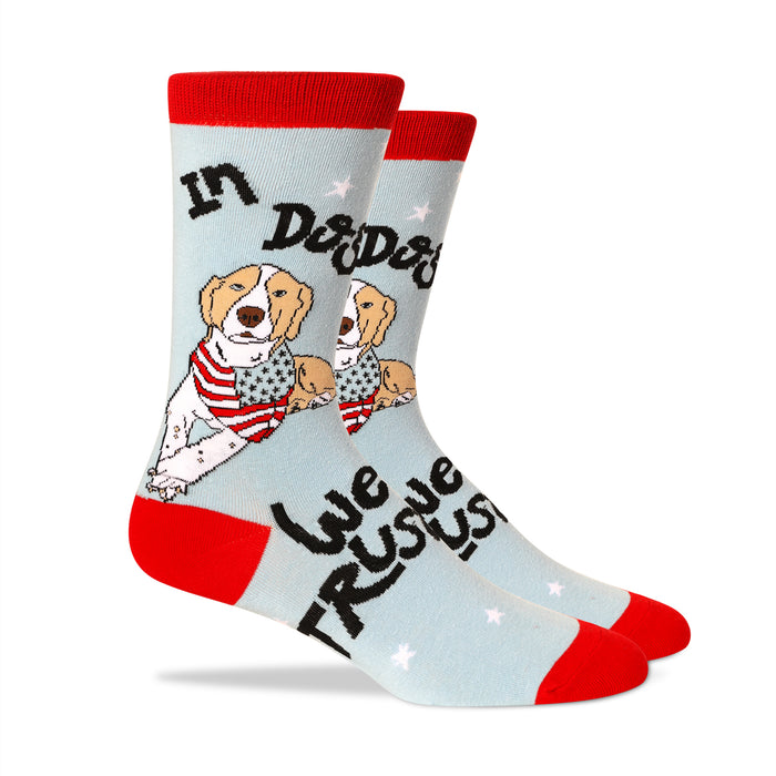 In dog we trust Men's Socks