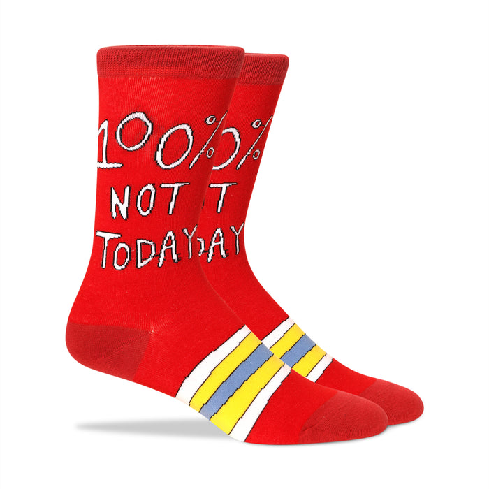 100% Not today Men's Socks