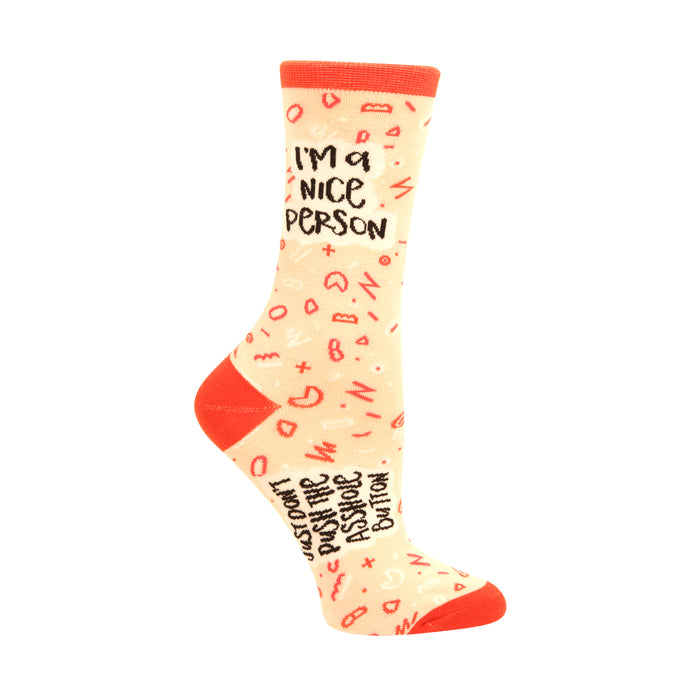 I'm a Nice Person Women's Socks