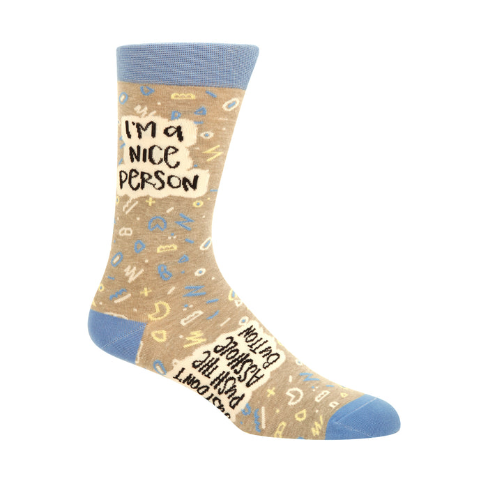 Nice Person Men's Socks