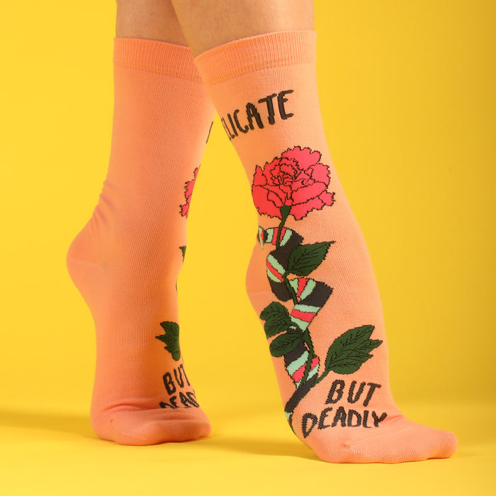 Delicate But Deadly Women's Socks