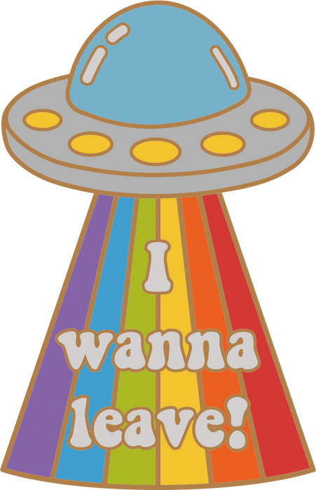 I Wanna Leave Sticker