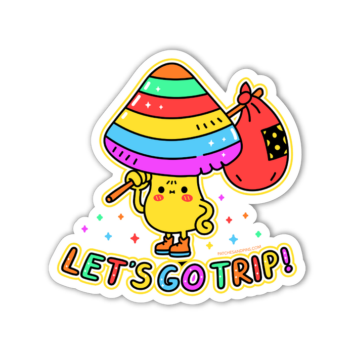 Let's go trip Sticker