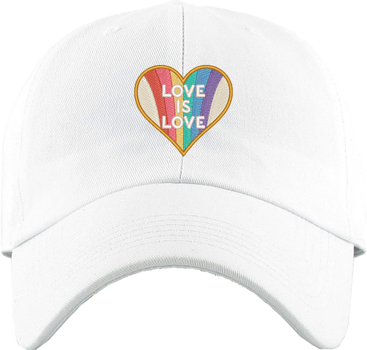 Love Is Love Dad Hat