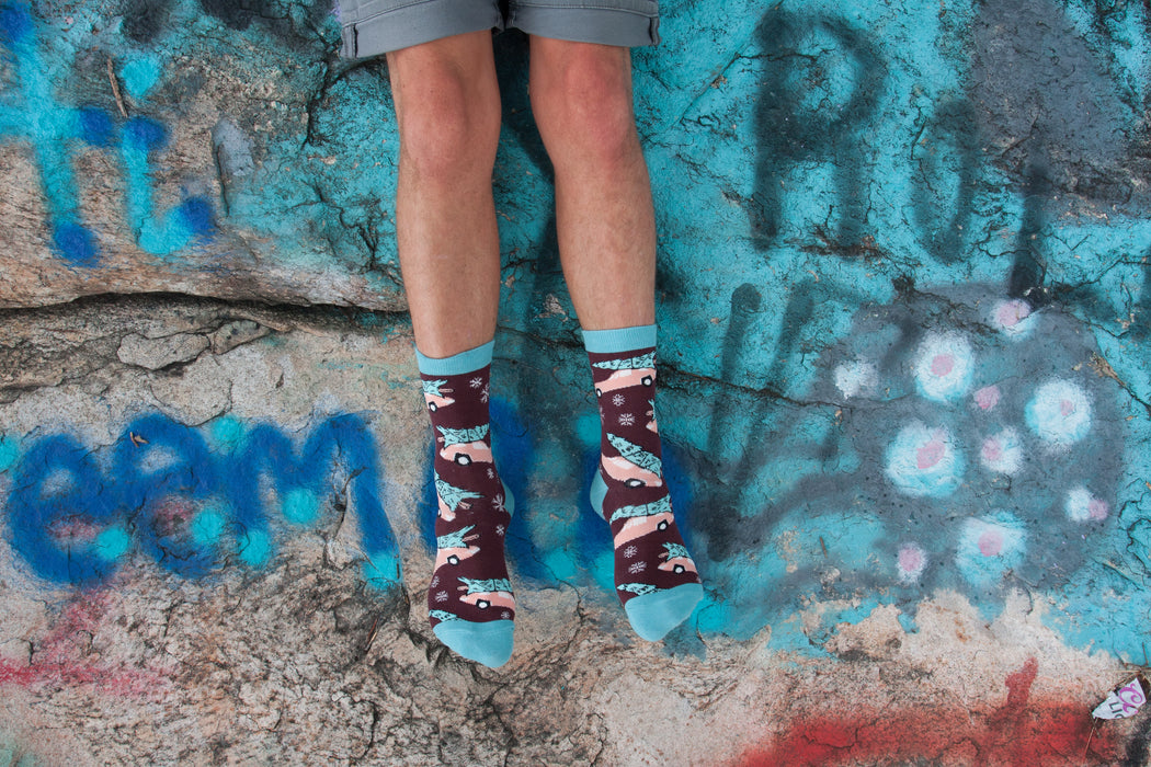 Cruisin' Into the Holiday Men Socks