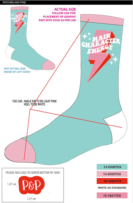 Main Character Energy Women's Socks