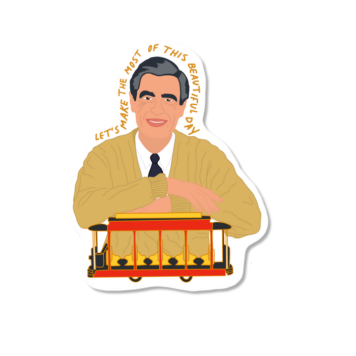 Mr. Rogers Sticker