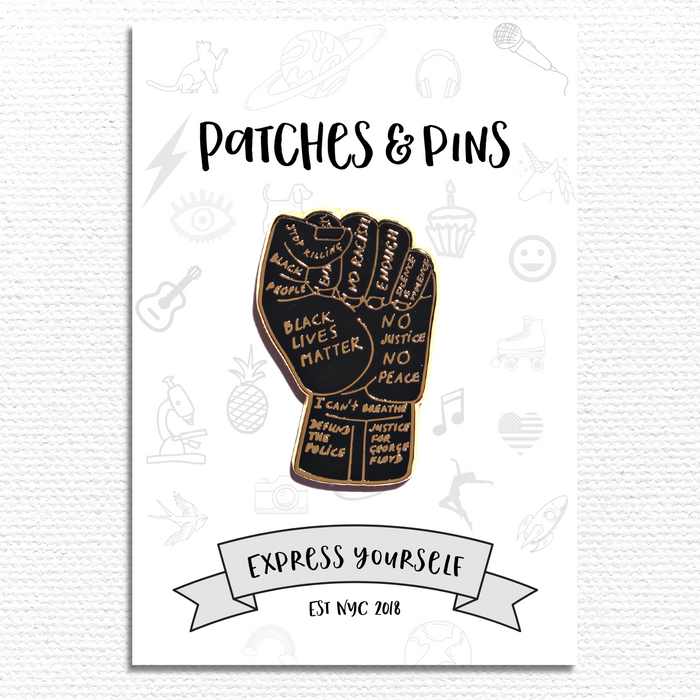 Black Lives Matter Enamel Pin