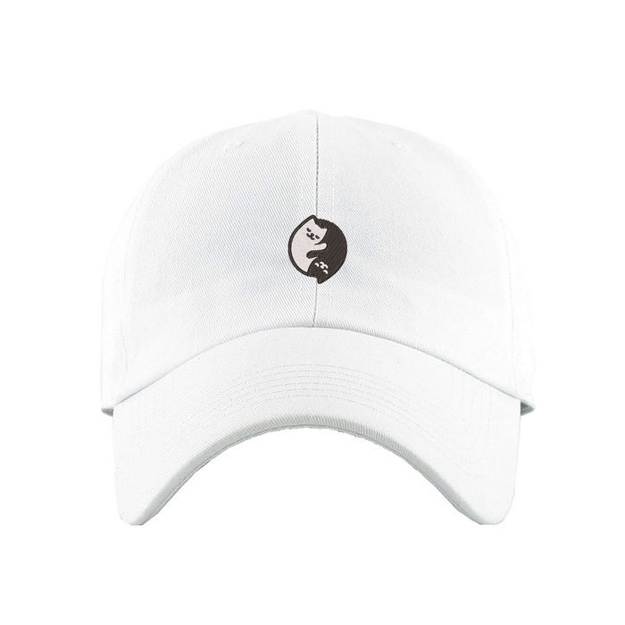 Ying Yang Cat Dad Hat
