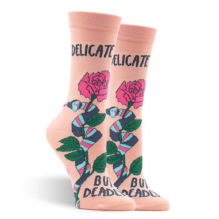 Delicate But Deadly Women's Socks