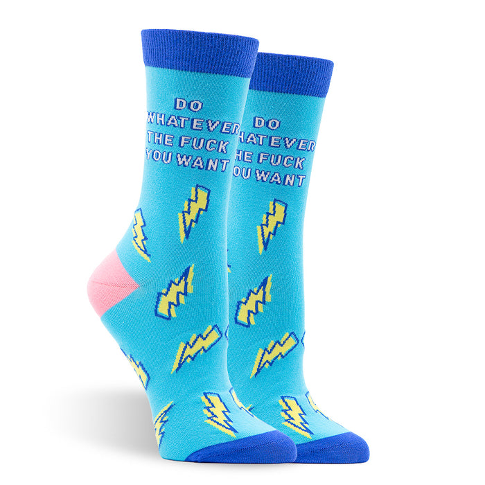 Do Whatever You Want Women's Socks