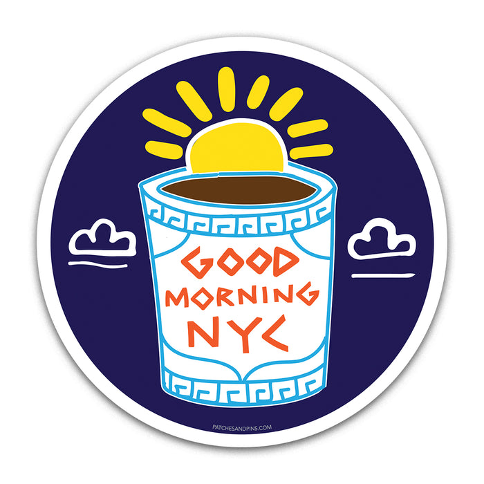 Good Morning NYC Sticker