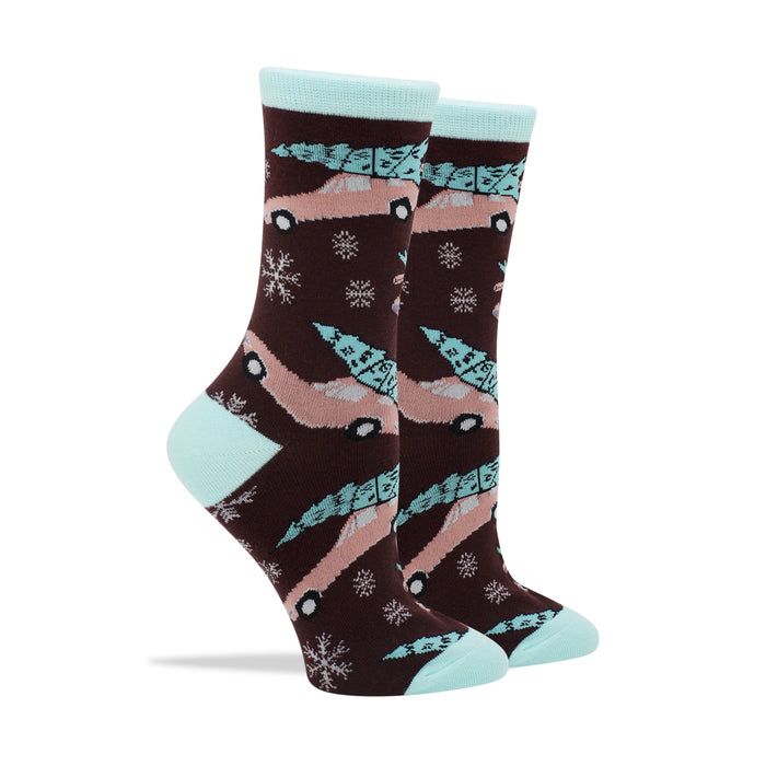 Cruisin' Into the Holiday Women's Socks