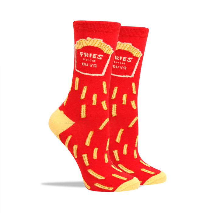 Fries Before Guys Women's Socks