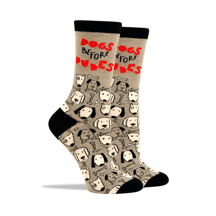 Dogs Before Dudes Women's Socks